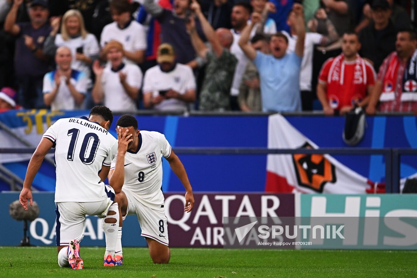 Russia Soccer Euro 2024 Serbia - England