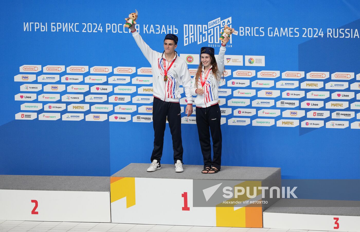 Russia BRICS Sports Diving Tower 10m Synchro Mixed