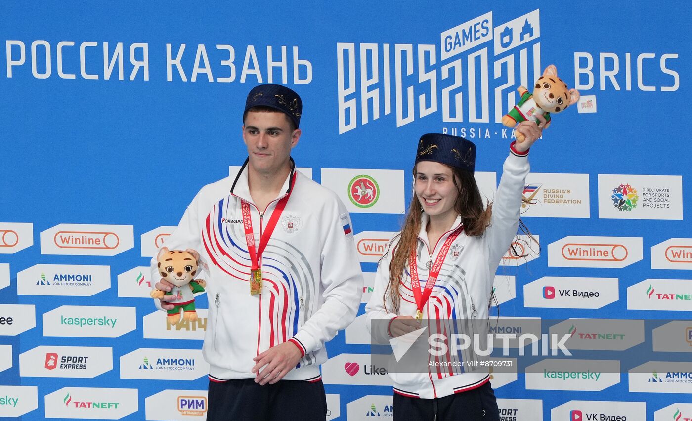 Russia BRICS Sports Diving Tower 10m Synchro Mixed