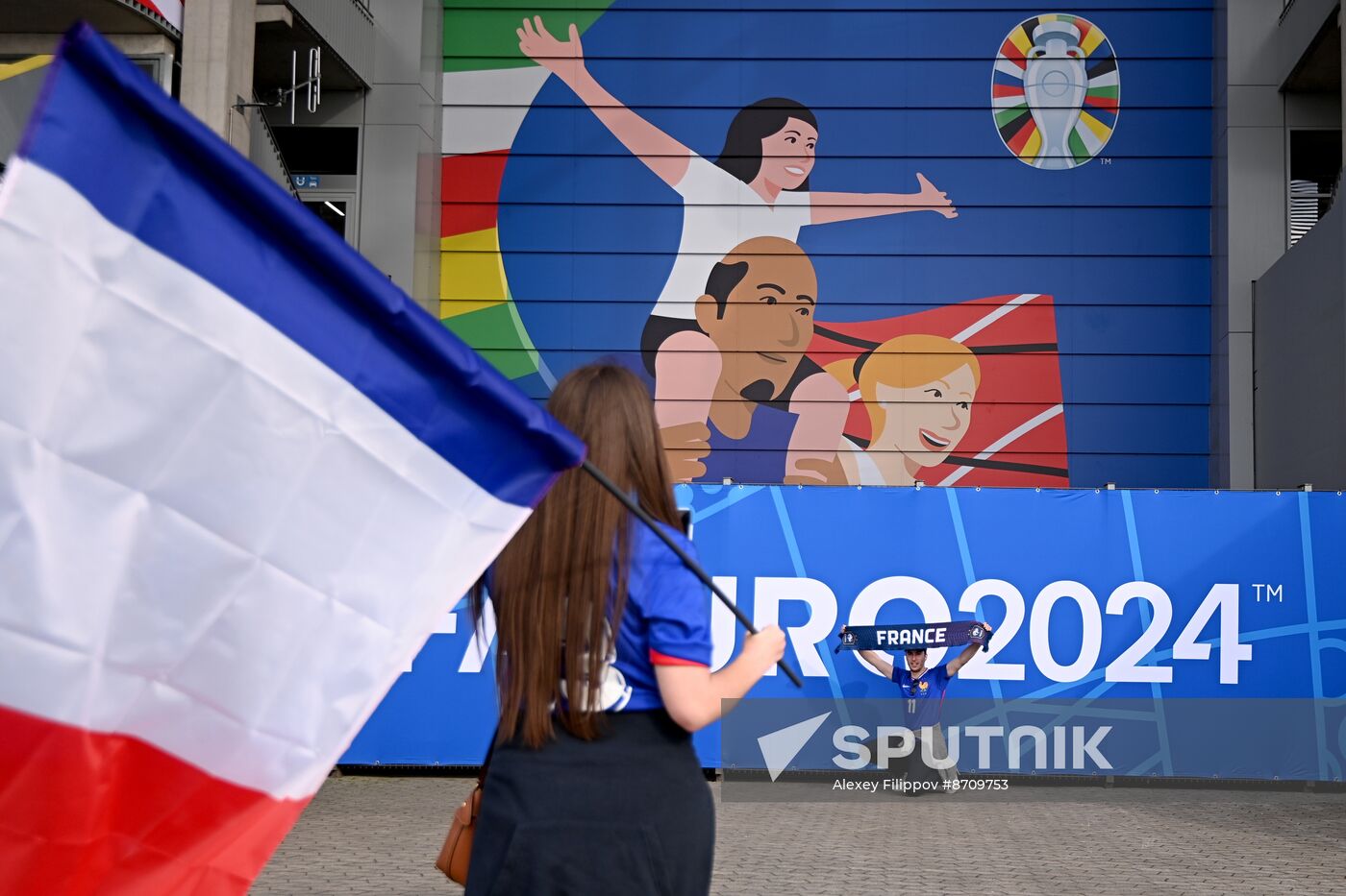 Russia Soccer Euro 2024 Austria - France