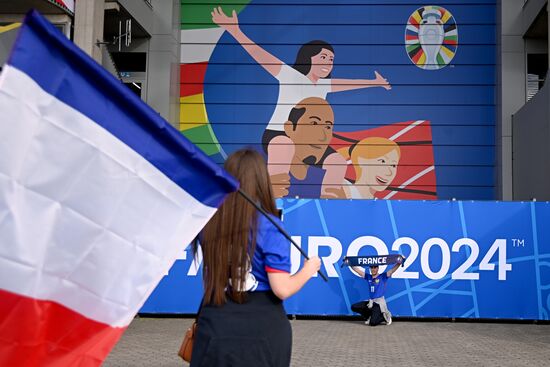 Russia Soccer Euro 2024 Austria - France