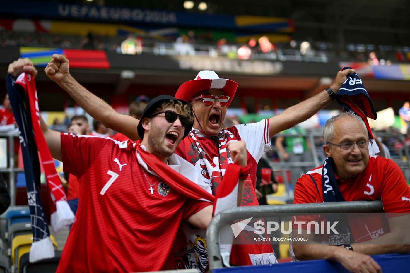 Russia Soccer Euro 2024 Austria - France