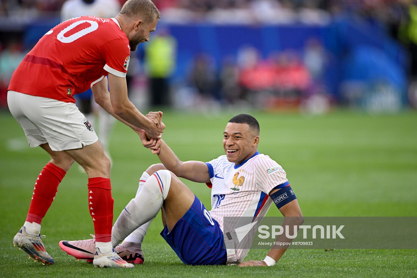 Russia Soccer Euro 2024 Austria - France