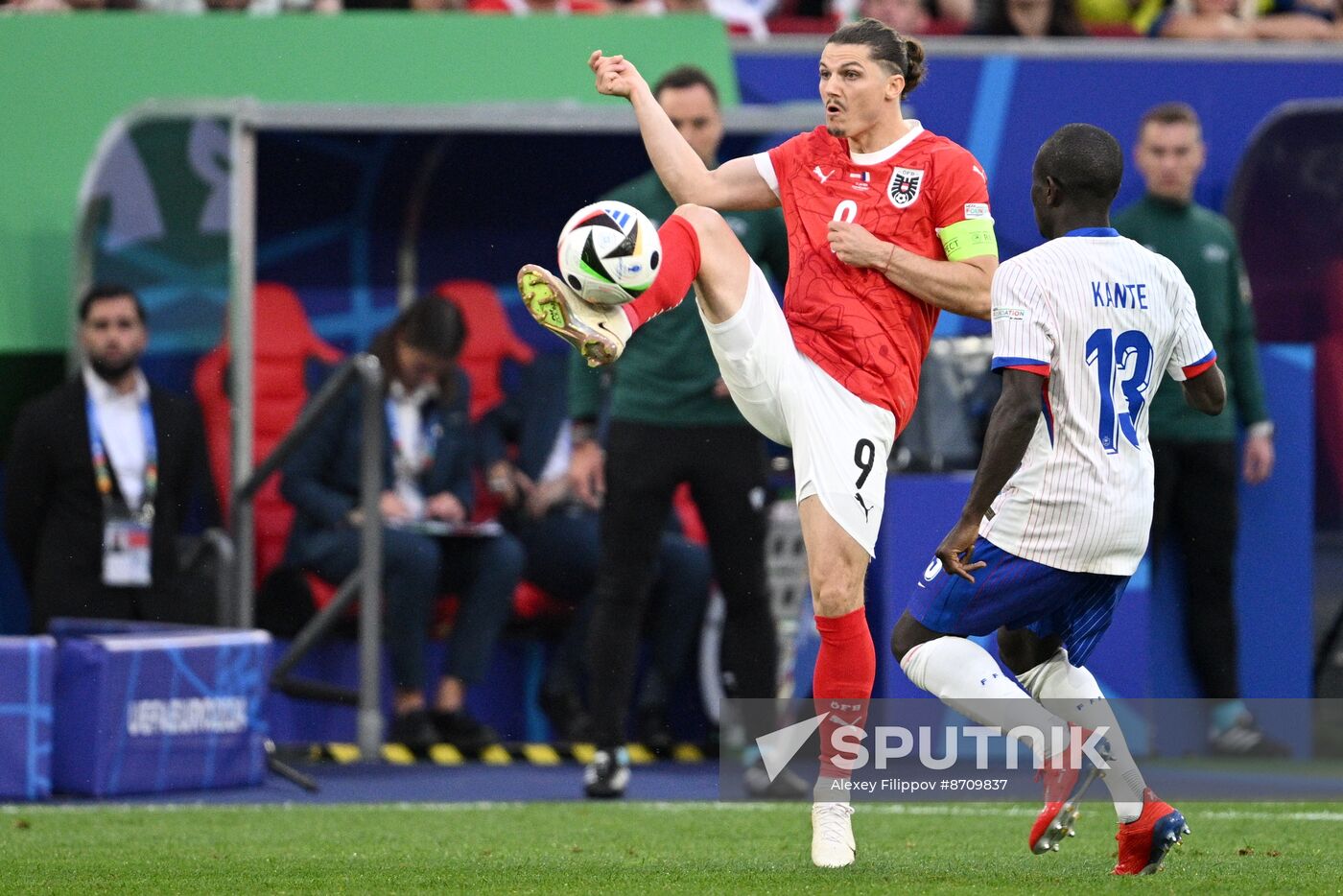 Russia Soccer Euro 2024 Austria - France