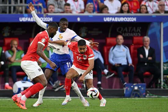 Russia Soccer Euro 2024 Austria - France