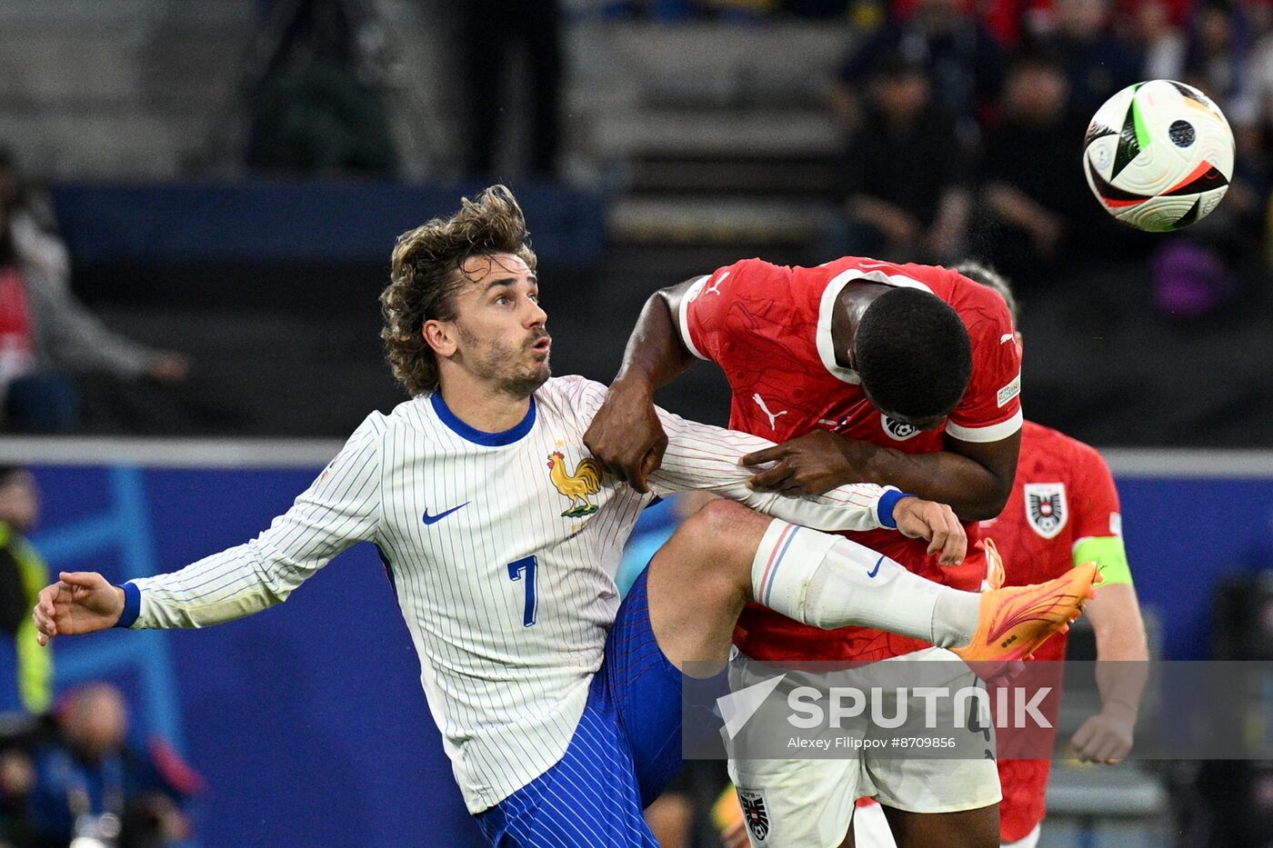 Russia Soccer Euro 2024 Austria - France