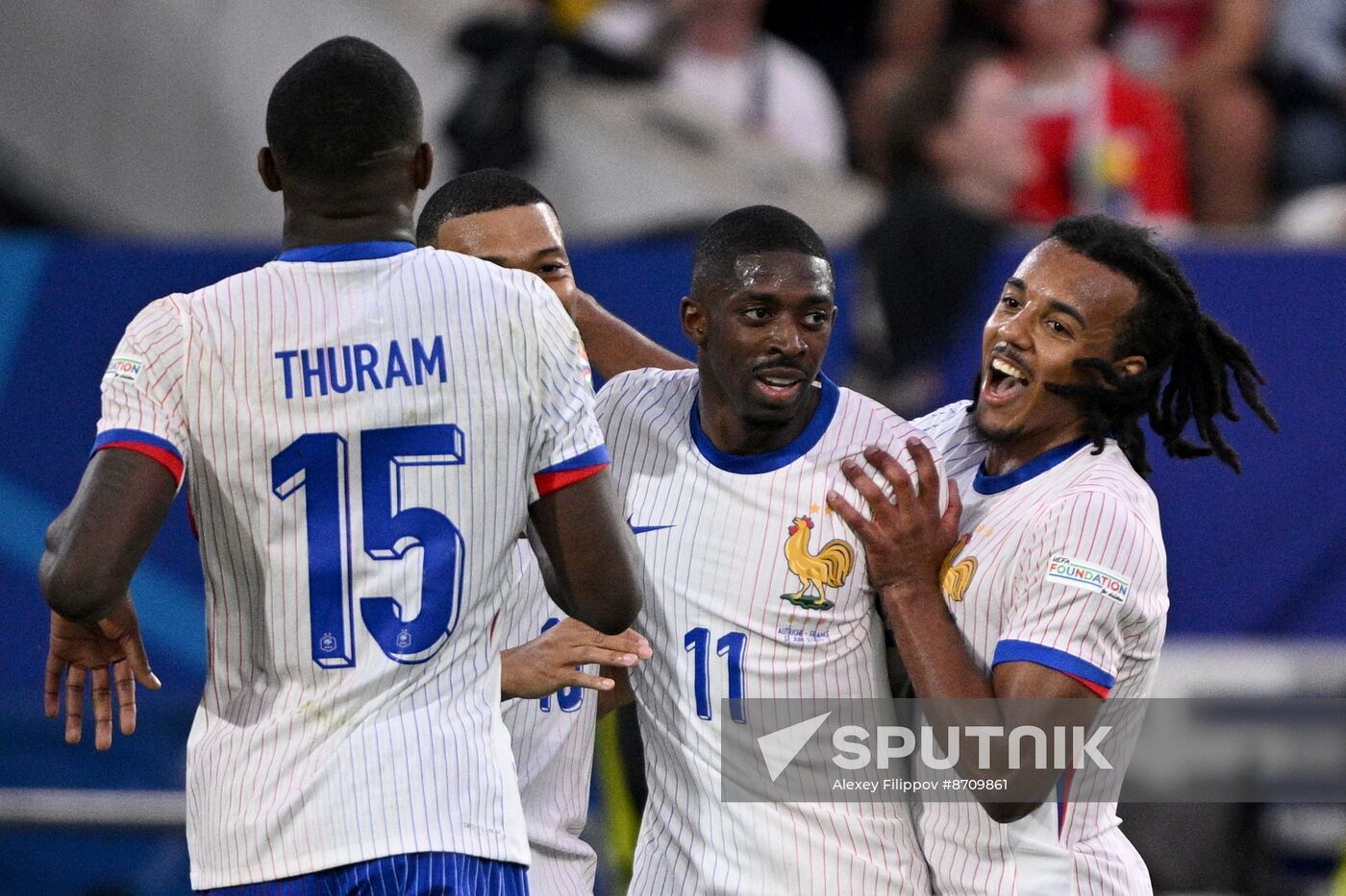 Russia Soccer Euro 2024 Austria - France