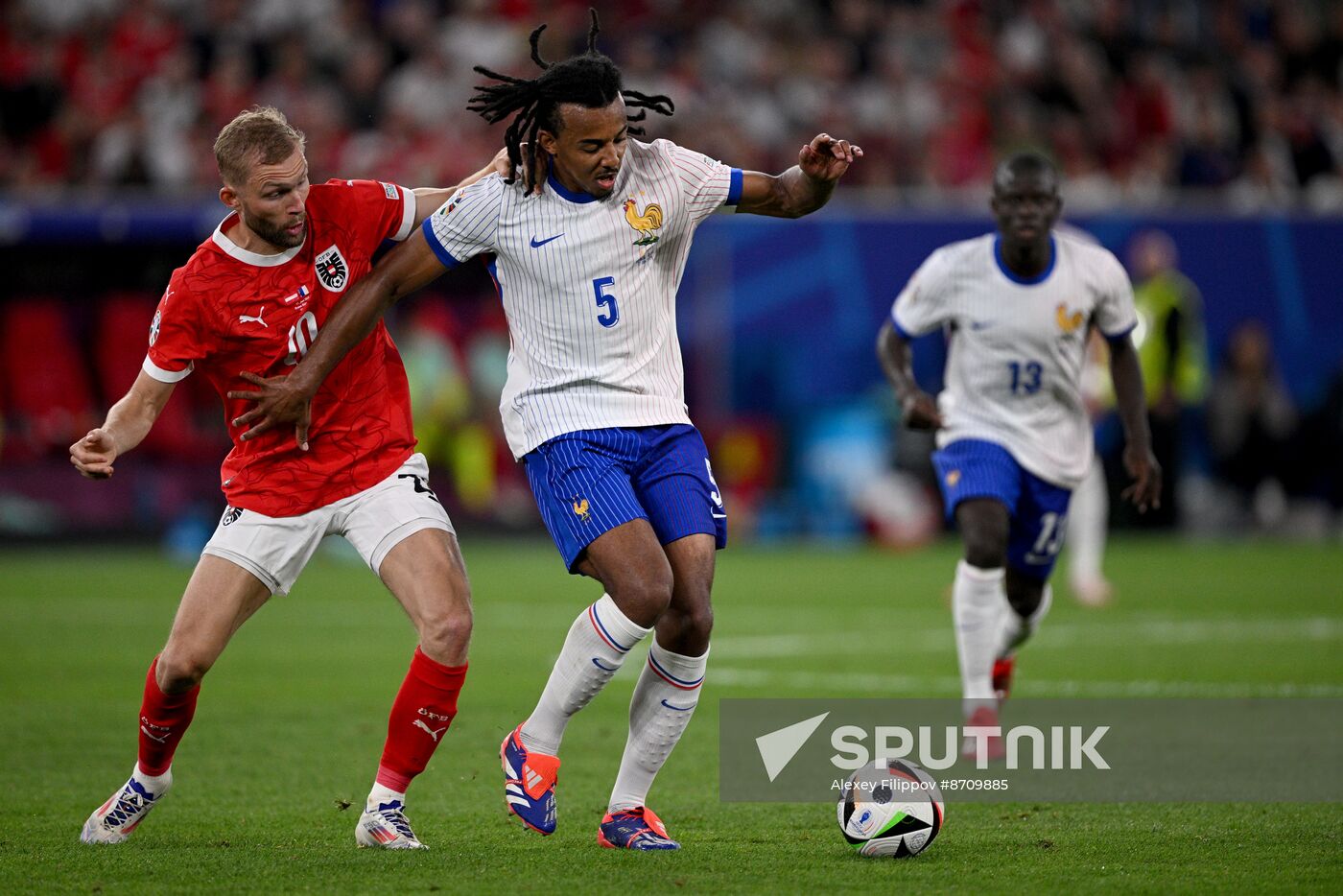 Russia Soccer Euro 2024 Austria - France