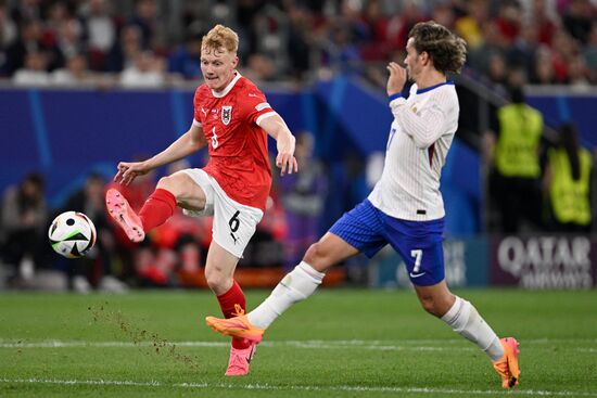 Russia Soccer Euro 2024 Austria - France