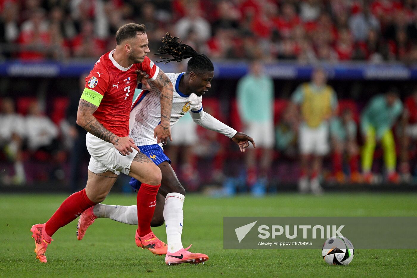 Russia Soccer Euro 2024 Austria - France