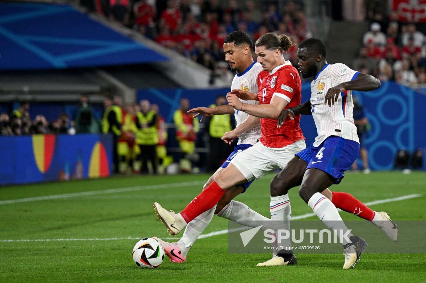 Russia Soccer Euro 2024 Austria - France