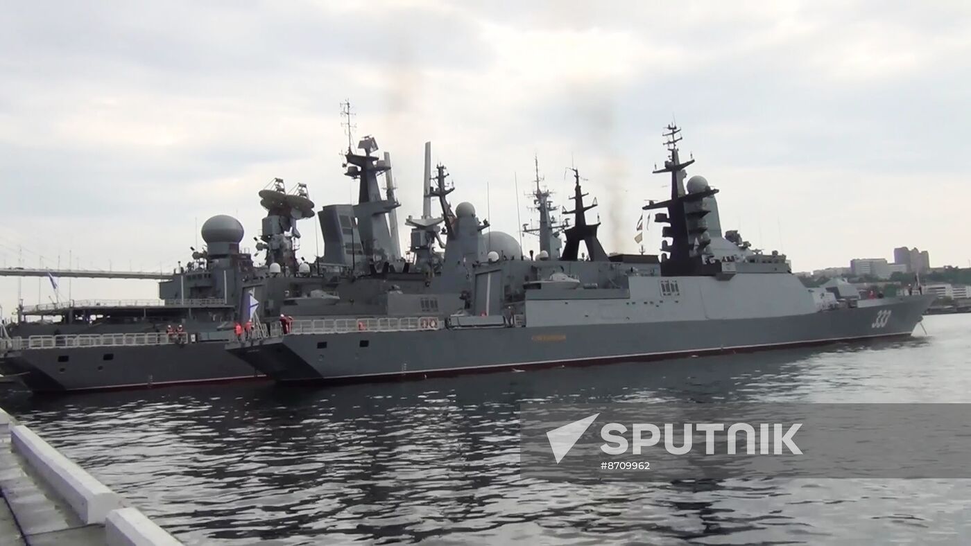 Russia Pacific Fleet Naval Exercises