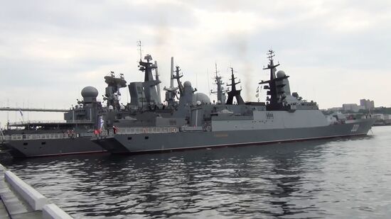 Russia Pacific Fleet Naval Exercises