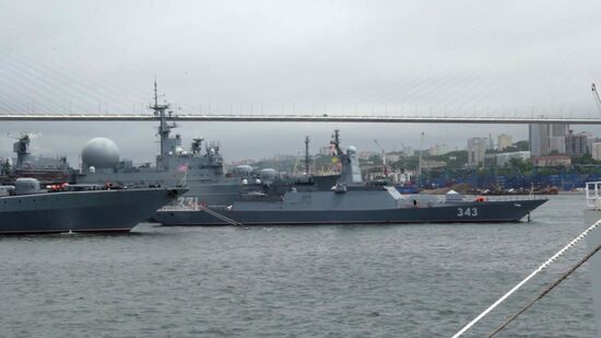 Russia Pacific Fleet Naval Exercises