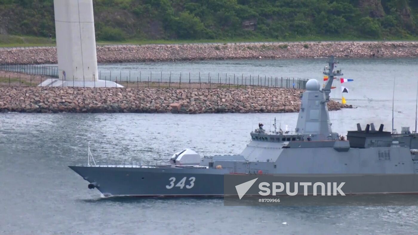 Russia Pacific Fleet Naval Exercises