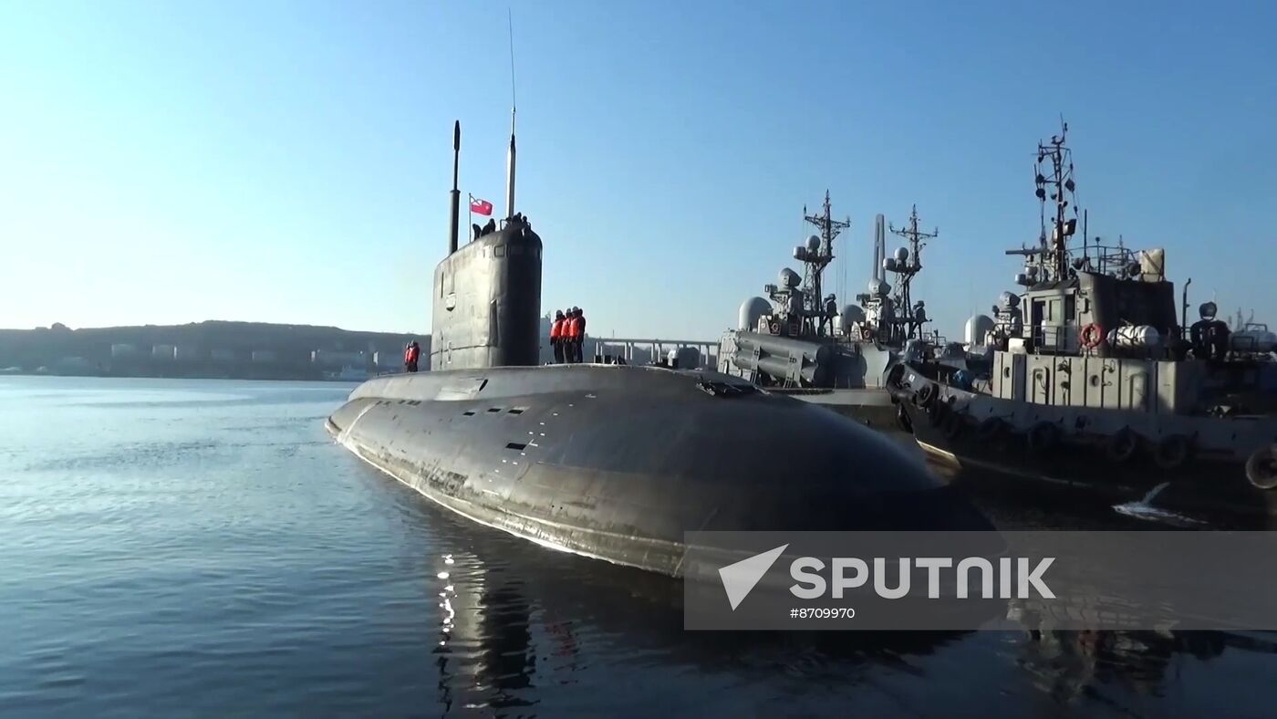 Russia Pacific Fleet Naval Exercises