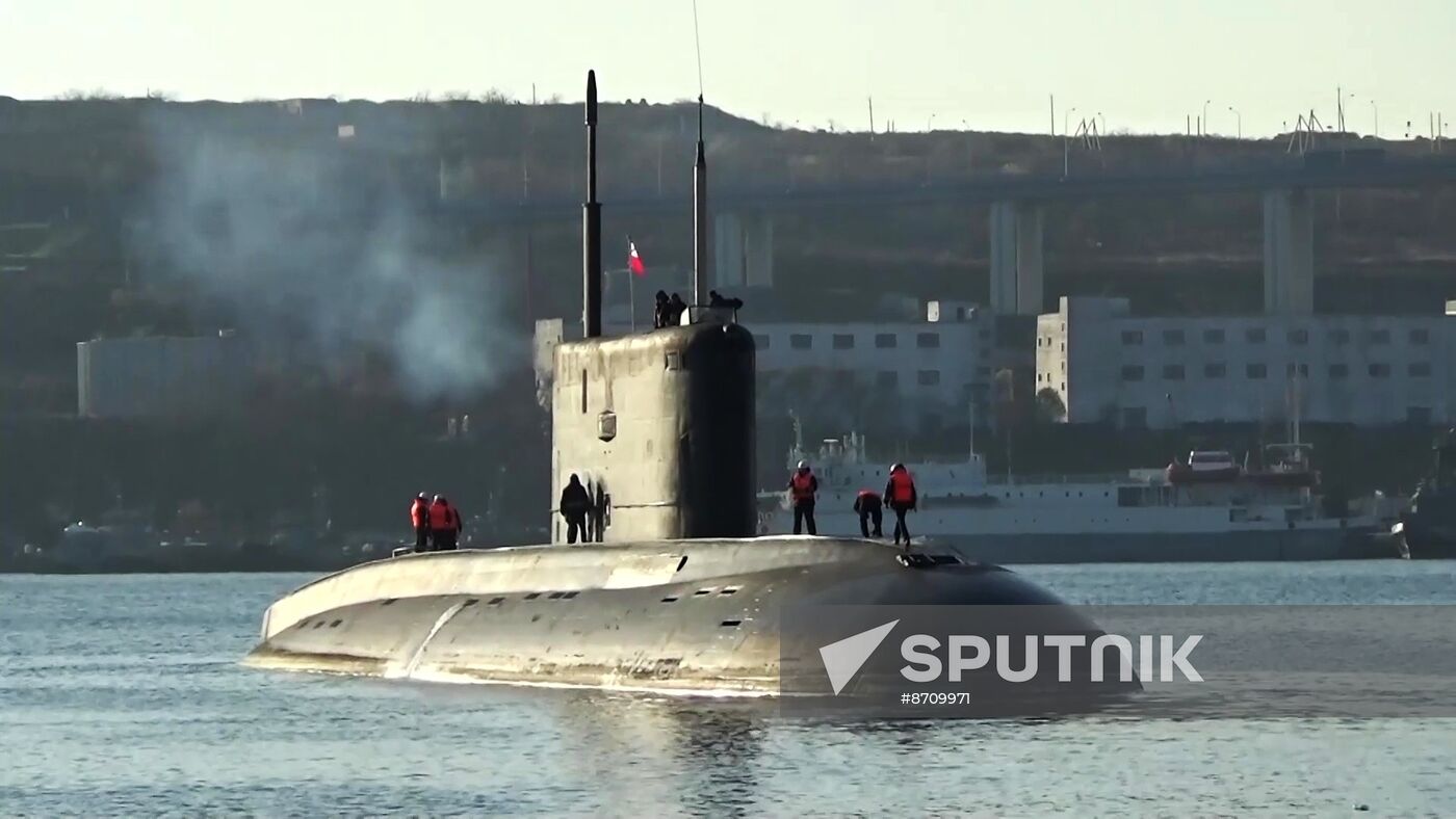 Russia Pacific Fleet Naval Exercises