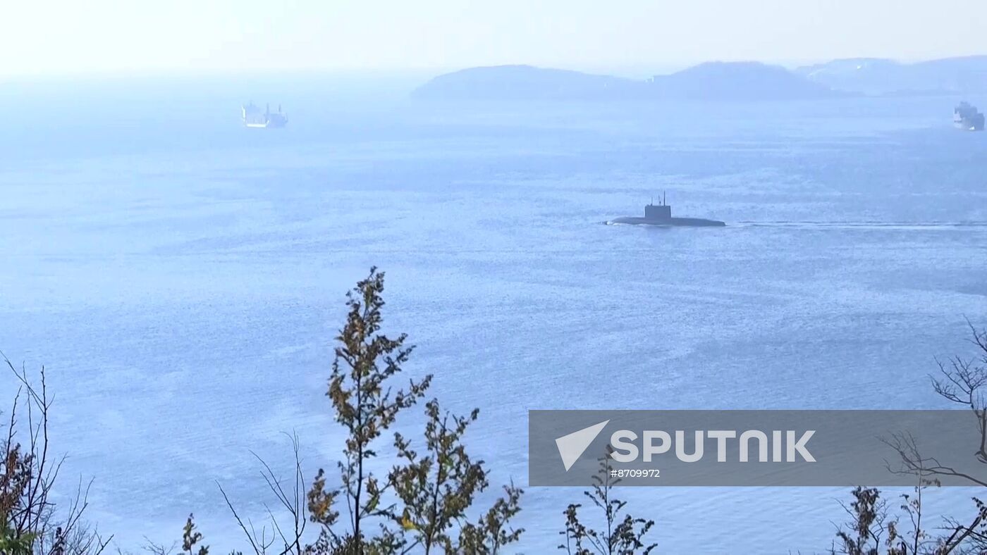 Russia Pacific Fleet Naval Exercises