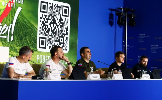 RUSSIA EXPO. News conference, Everything for the Victory: Two years