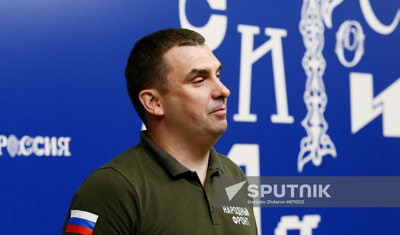 RUSSIA EXPO. News conference, Everything for the Victory: Two years