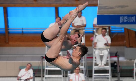 Russia BRICS Sports Games Diving Springboard 3m Synchro