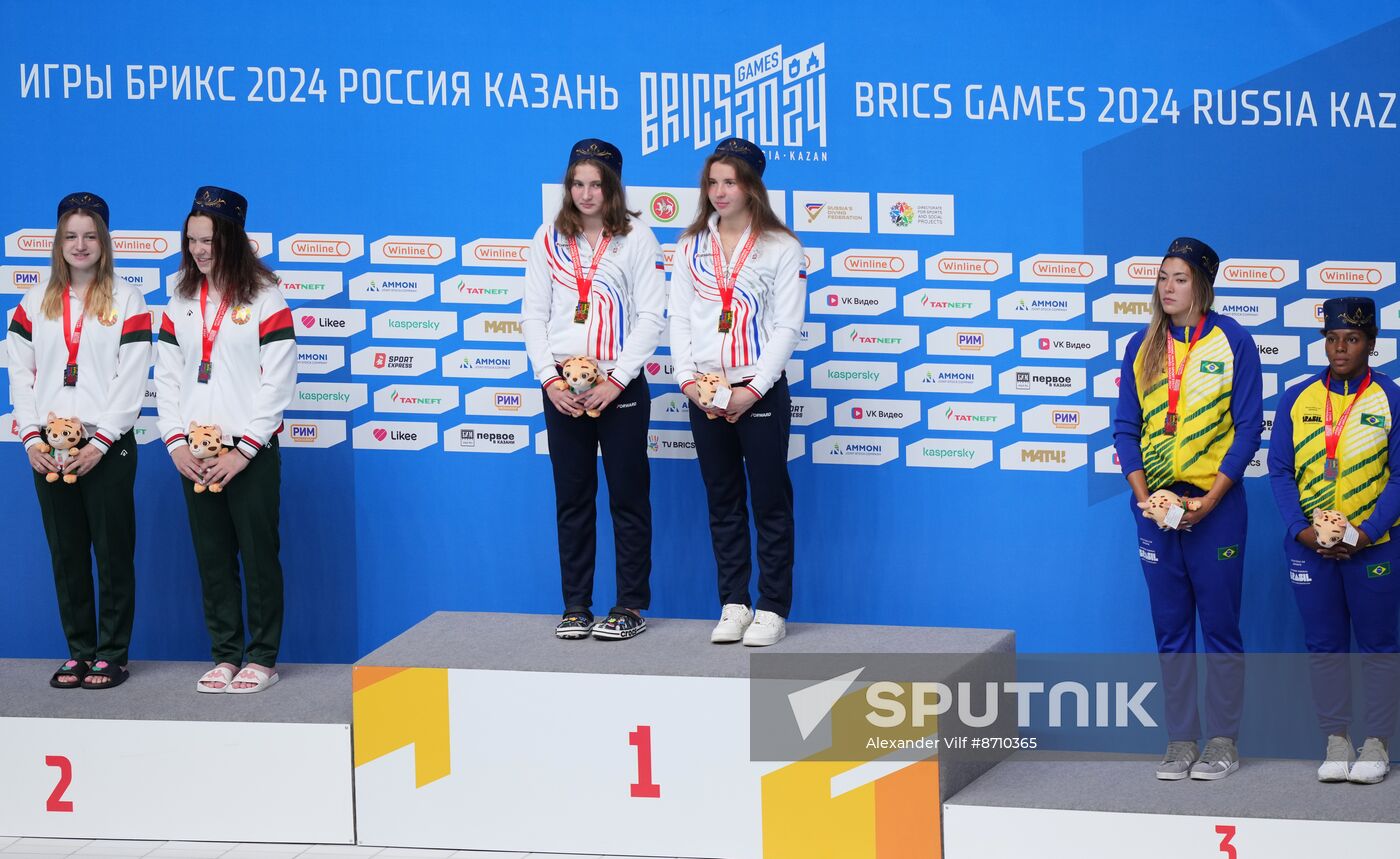 Russia BRICS Sports Games Diving Springboard 3m Synchro