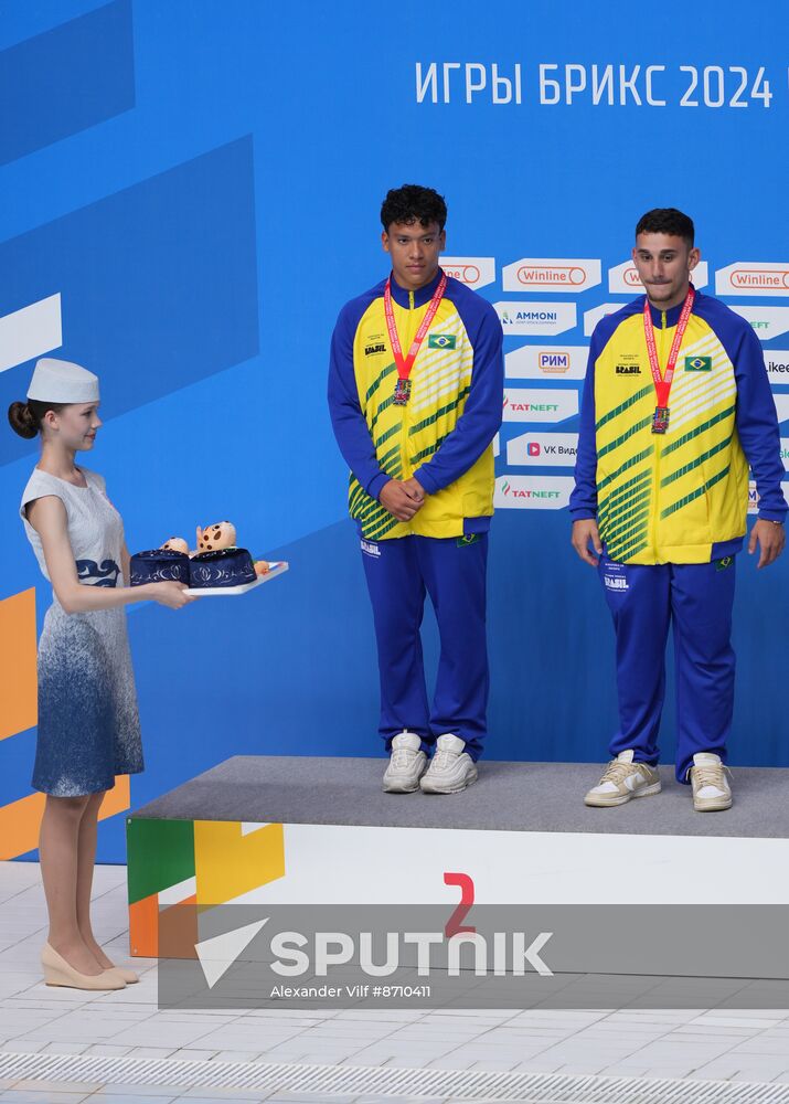Russia BRICS Sports Games Diving Springboard 3m Synchro