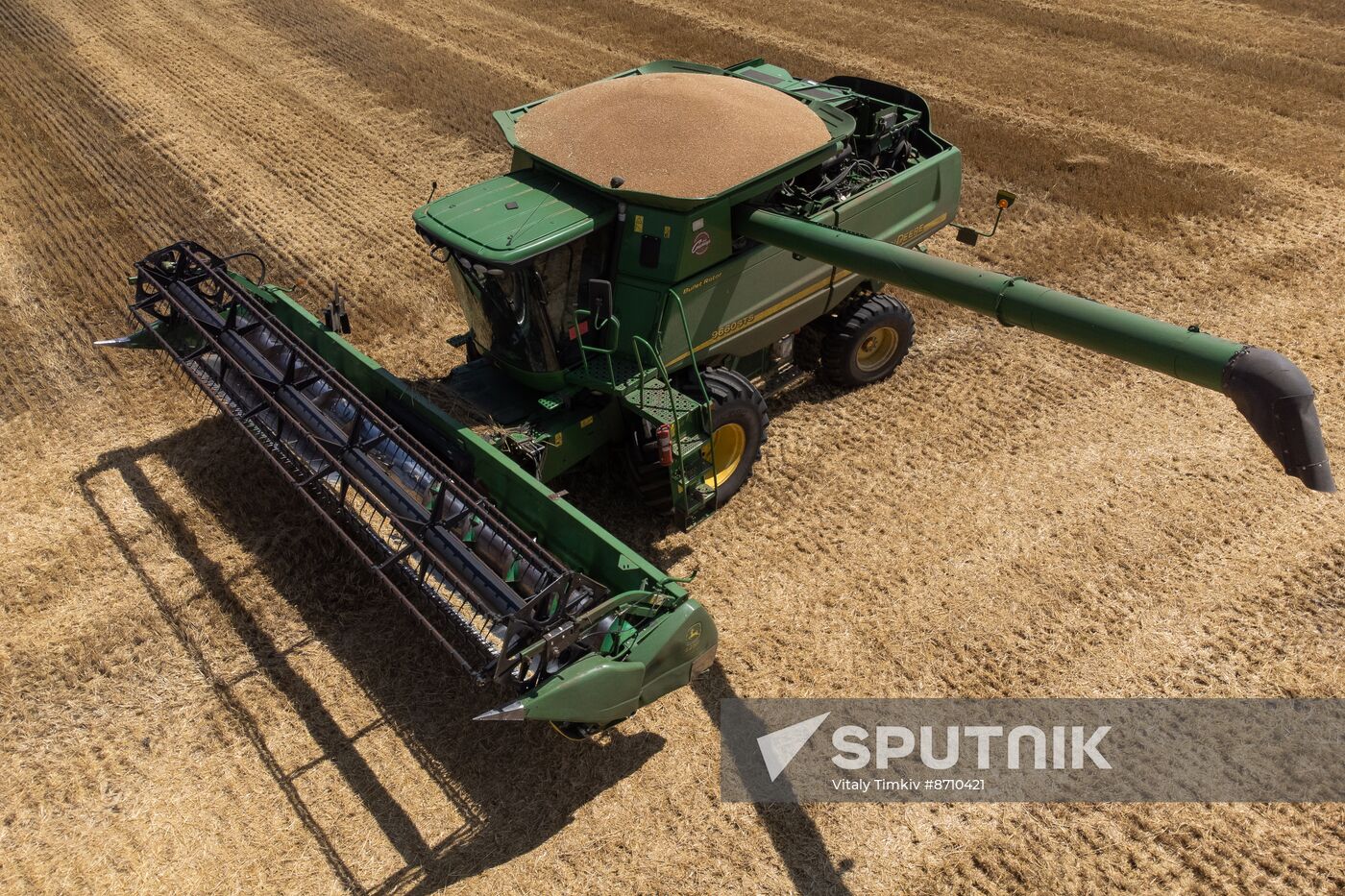 Russia Agriculture Winter Wheat Harvesting