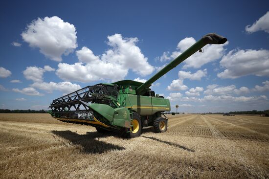 Russia Agriculture Winter Wheat Harvesting