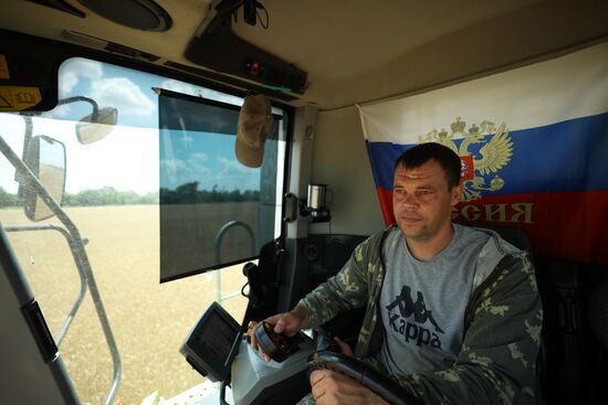 Russia Agriculture Winter Wheat Harvesting