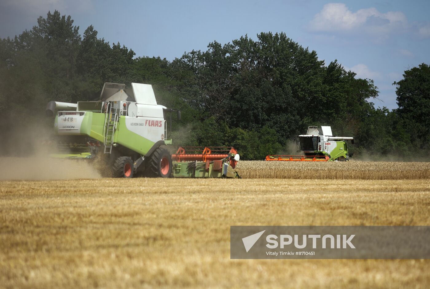 Russia Agriculture Winter Wheat Harvesting