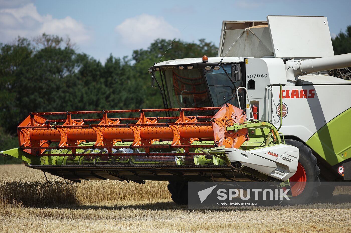 Russia Agriculture Winter Wheat Harvesting