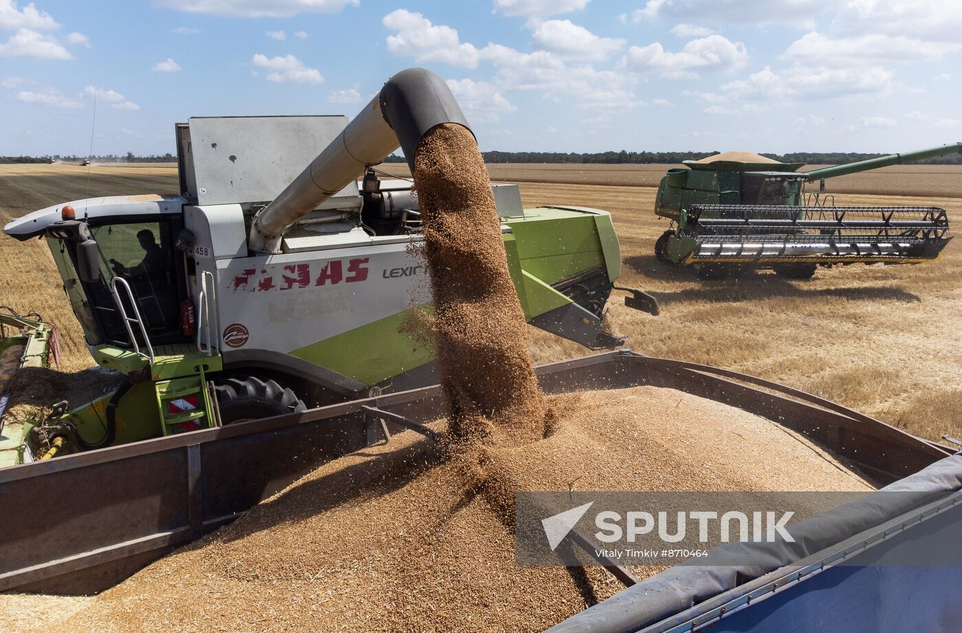 Russia Agriculture Winter Wheat Harvesting