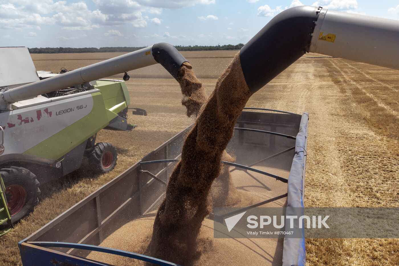 Russia Agriculture Winter Wheat Harvesting