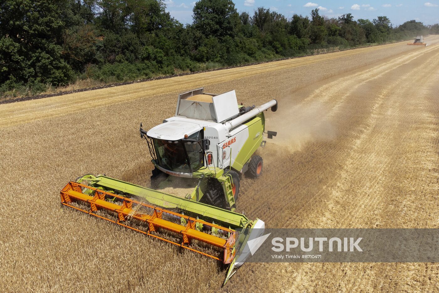 Russia Agriculture Winter Wheat Harvesting