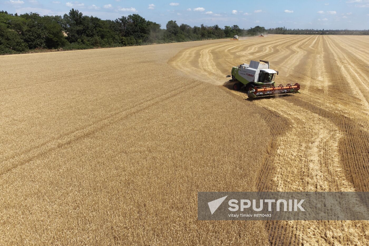 Russia Agriculture Winter Wheat Harvesting