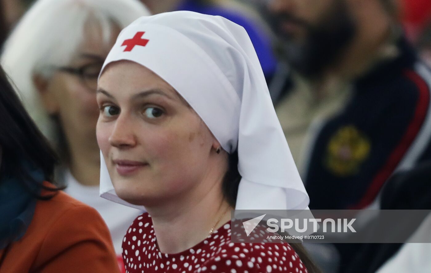 RUSSIA EXPO. Awards ceremony for participants in Everything for Victory project