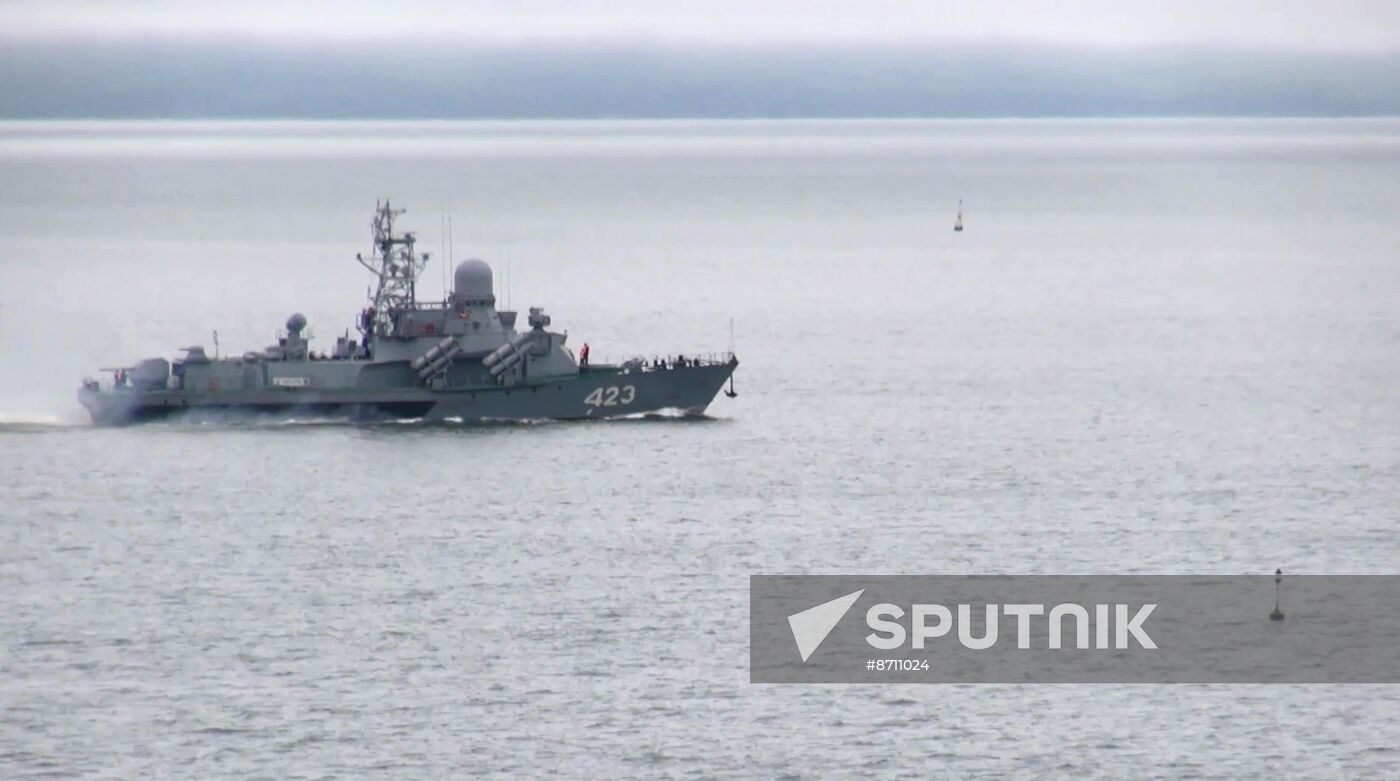 Russia Pacific Fleet Naval Exercises