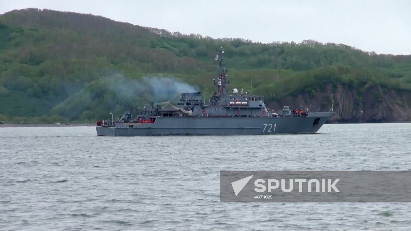 Russia Pacific Fleet Naval Exercises