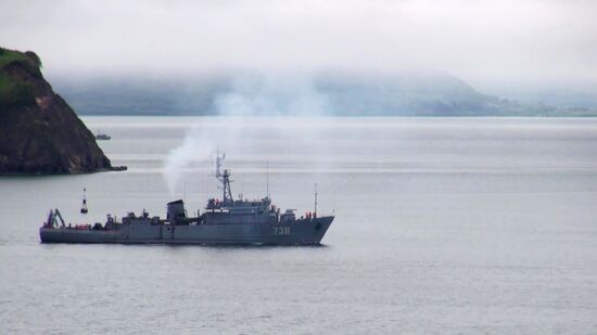 Russia Pacific Fleet Naval Exercises