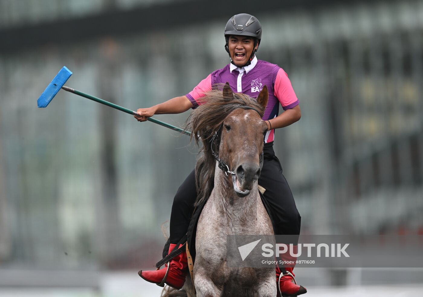 Russia BRICS Sports Games Equestrian Tent Pegging