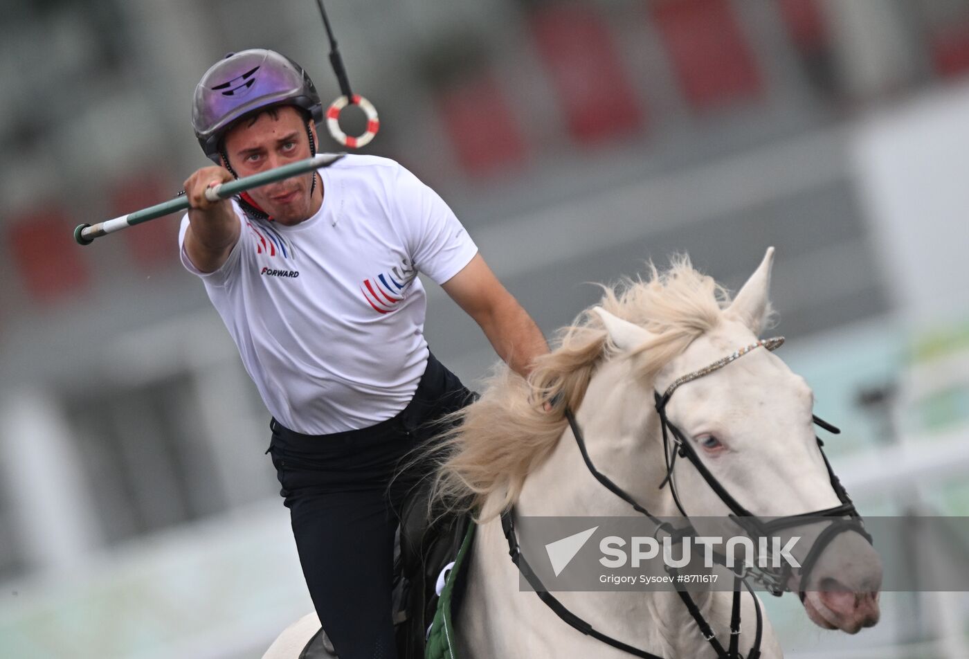 Russia BRICS Sports Games Equestrian Tent Pegging