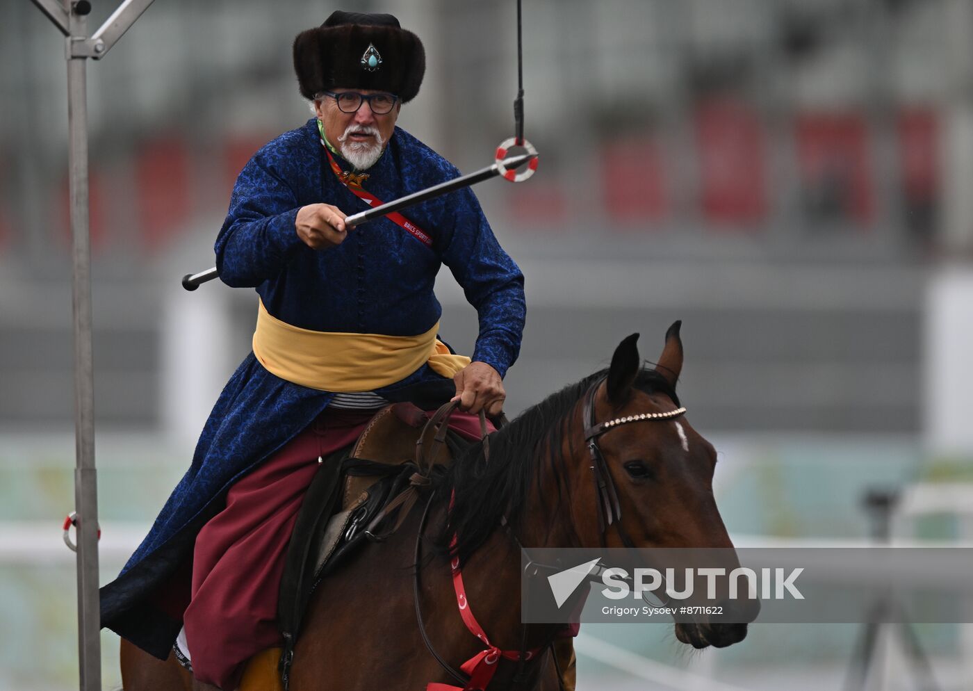 Russia BRICS Sports Games Equestrian Tent Pegging