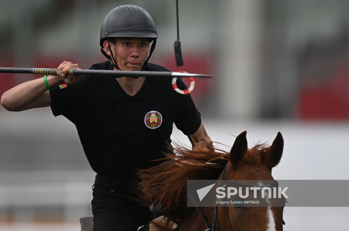 Russia BRICS Sports Games Equestrian Tent Pegging