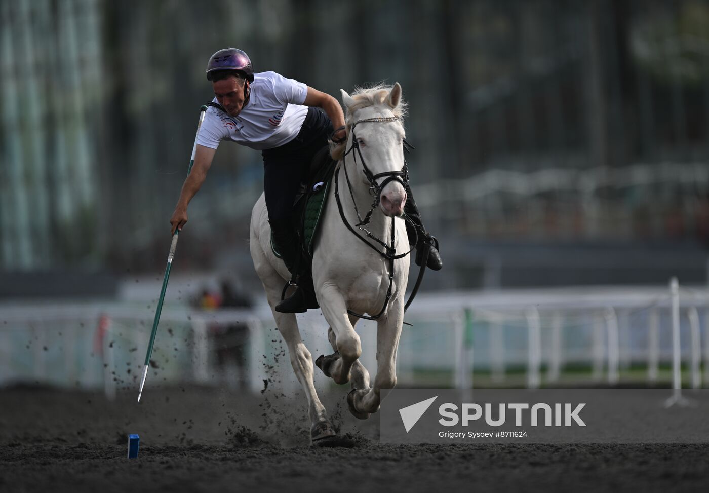 Russia BRICS Sports Games Equestrian Tent Pegging