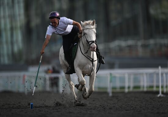 Russia BRICS Sports Games Equestrian Tent Pegging