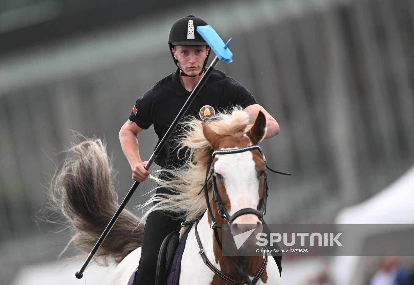 Russia BRICS Sports Games Equestrian Tent Pegging