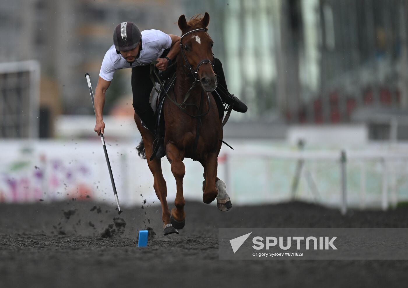 Russia BRICS Sports Games Equestrian Tent Pegging