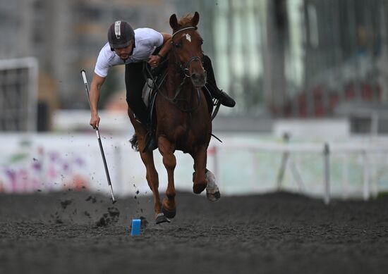 Russia BRICS Sports Games Equestrian Tent Pegging