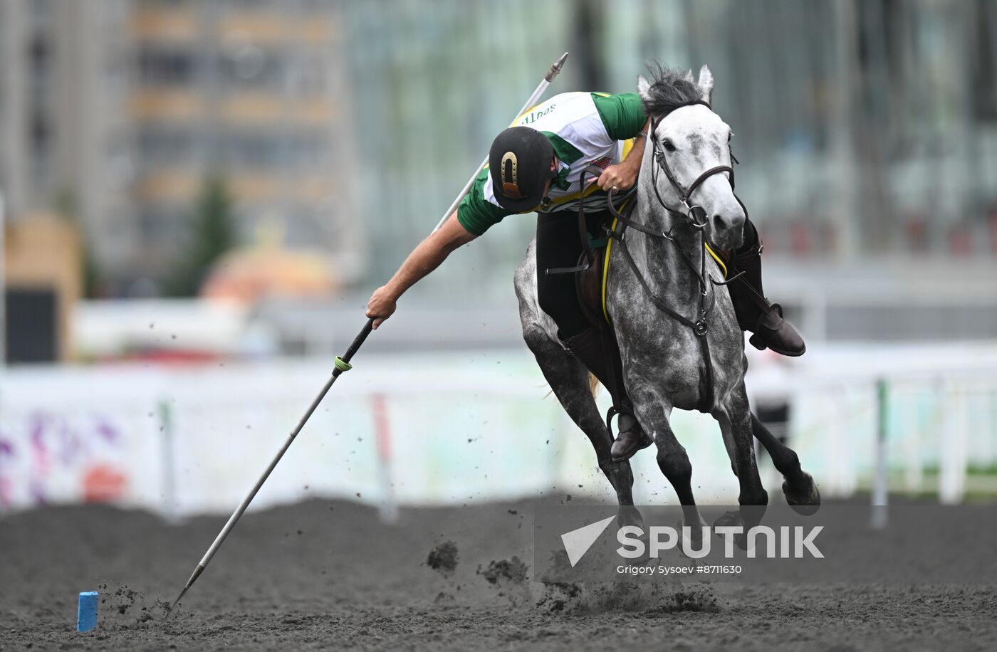 Russia BRICS Sports Games Equestrian Tent Pegging